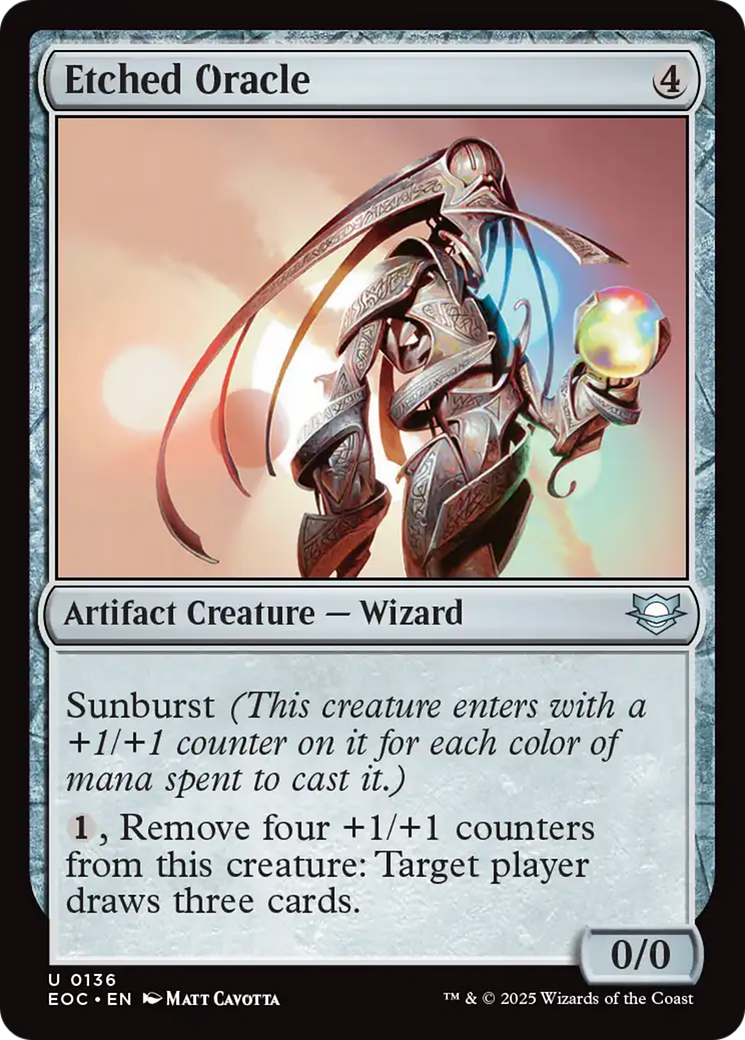 Etched Oracle [Edge of Eternities Commander] | Empire Gaming NC