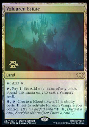 Voldaren Estate [Innistrad: Crimson Vow Prerelease Promos] | Empire Gaming NC