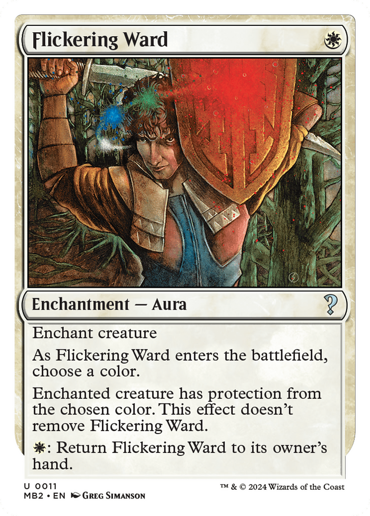 Flickering Ward (White Border) [Mystery Booster 2] | Empire Gaming NC