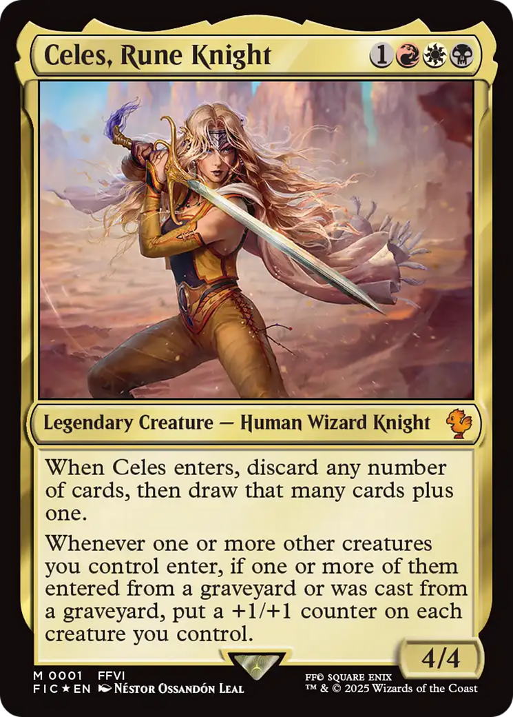 Celes, Rune Knight (0001) [FINAL FANTASY Commander] | Empire Gaming NC