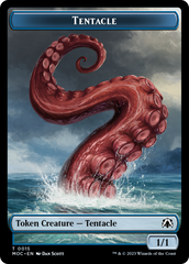 Tentacle // Human (26) Double-Sided Token [March of the Machine Commander Tokens] | Empire Gaming NC