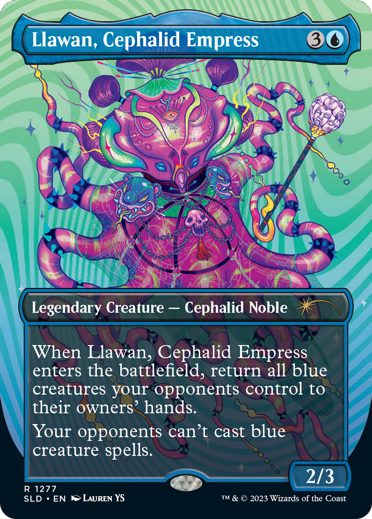 Llawan, Cephalid Empress (Borderless) [Secret Lair Drop Series] | Empire Gaming NC