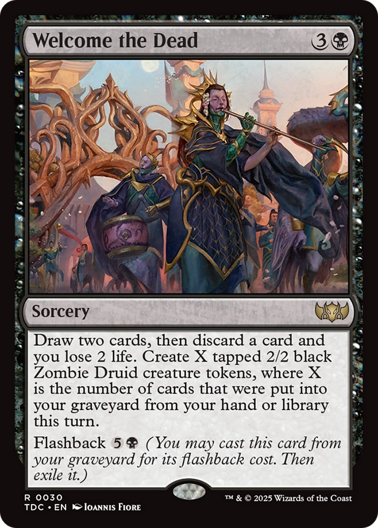 Welcome the Dead [Tarkir: Dragonstorm Commander] | Empire Gaming NC