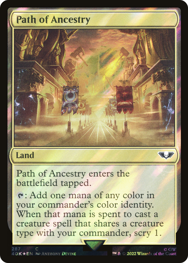 Path of Ancestry (Surge Foil) [Marvel Super Heroes Commander] | Empire Gaming NC