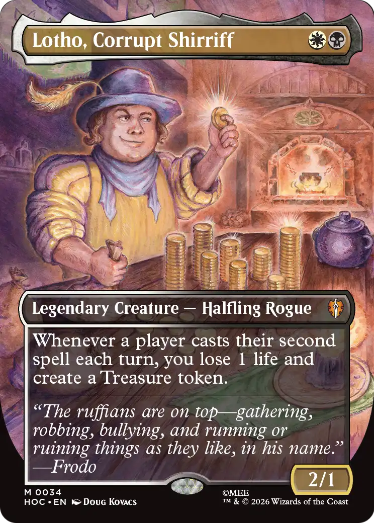 Lotho, Corrupt Shirriff (Borderless) [The Hobbit: Eternal-Legal] | Empire Gaming NC