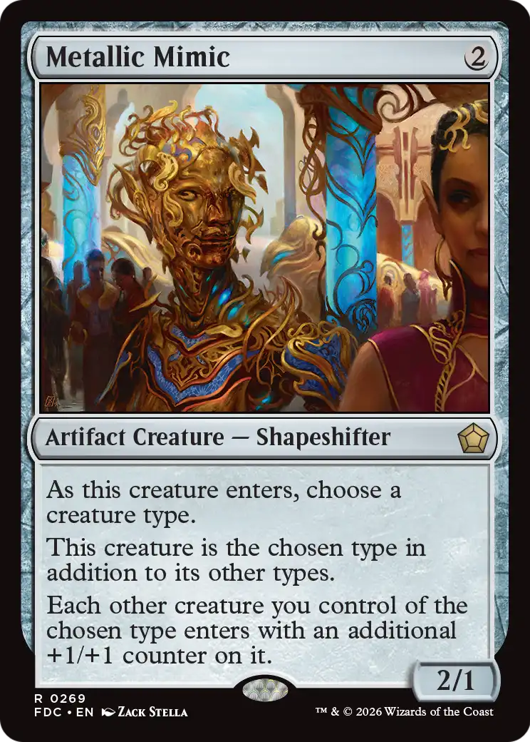Metallic Mimic [Foundations Commander] | Empire Gaming NC