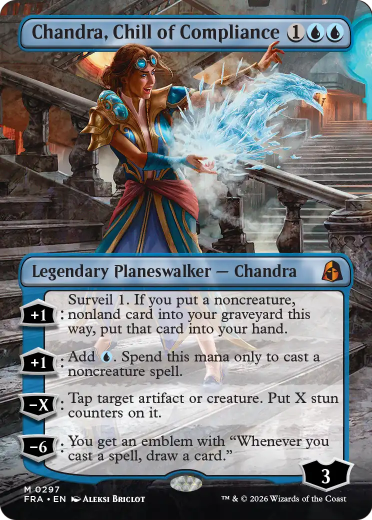 Chandra, Chill of Compliance (Borderless) [Reality Fracture] | Empire Gaming NC