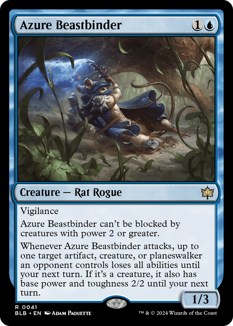 Azure Beastbinder [Bloomburrow] | Empire Gaming NC