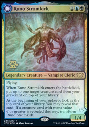 Runo Stromkirk // Krothuss, Lord of the Deep [Innistrad: Crimson Vow Prerelease Promos] | Empire Gaming NC