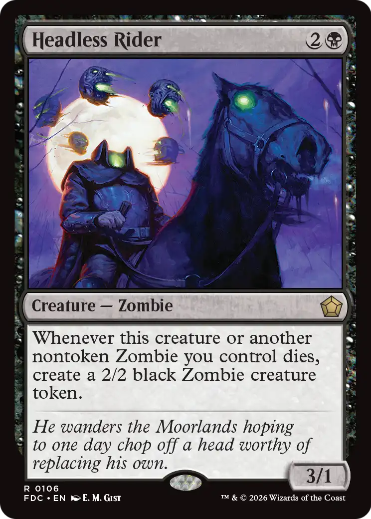 Headless Rider [Foundations Commander] | Empire Gaming NC