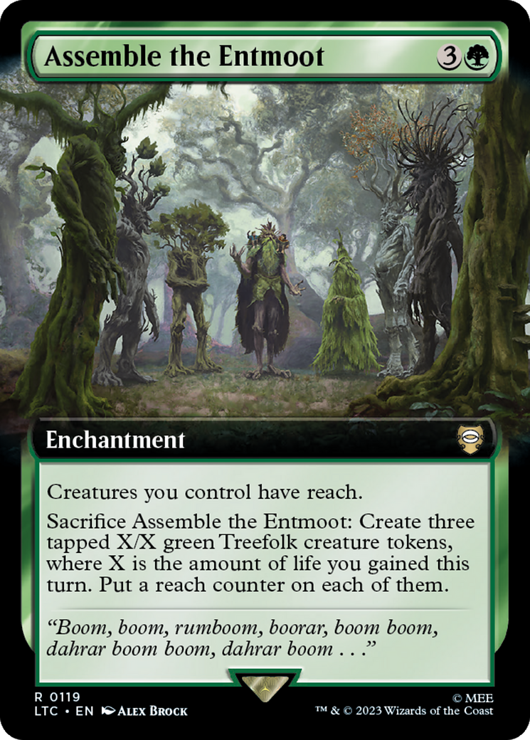 Assemble the Entmoot (Extended Art) [The Lord of the Rings: Tales of Middle-Earth Commander] | Empire Gaming NC