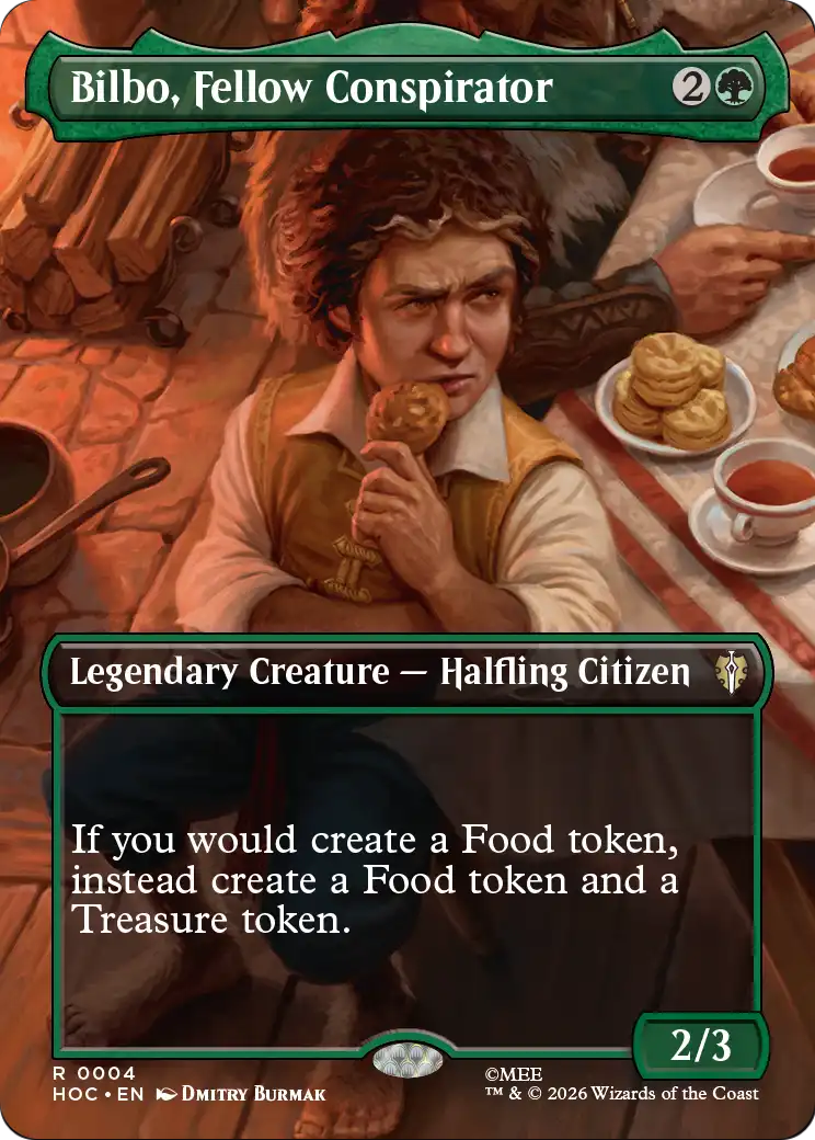 Bilbo, Fellow Conspirator (Borderless) [The Hobbit: Eternal-Legal] | Empire Gaming NC