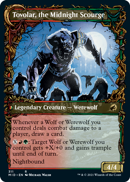 Tovolar, Dire Overlord // Tovolar, the Midnight Scourge (Showcase Equinox) [Innistrad: Midnight Hunt] | Empire Gaming NC