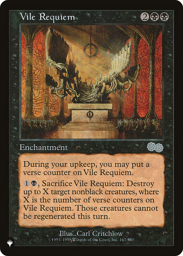 Vile Requiem (USG) [The List Reprints] | Empire Gaming NC