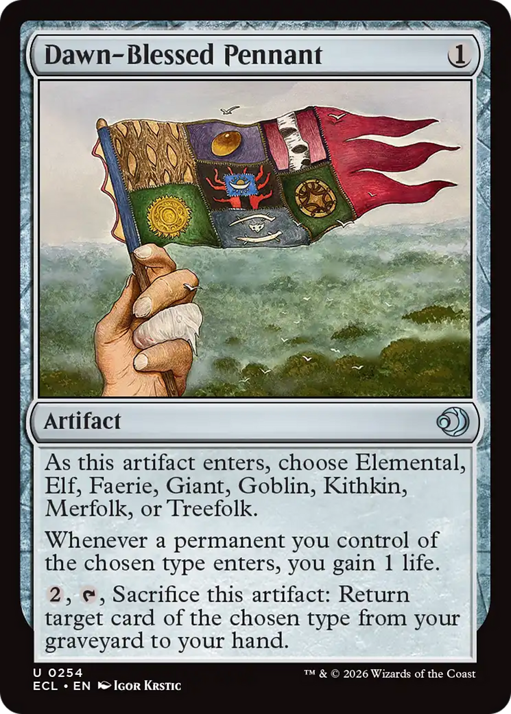 Dawn-Blessed Pennant [Lorwyn Eclipsed] | Empire Gaming NC