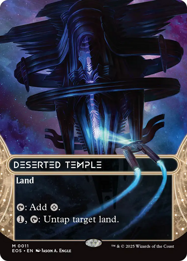 Deserted Temple (0011) (Borderless) [Edge of Eternities: Stellar Sights] | Empire Gaming NC
