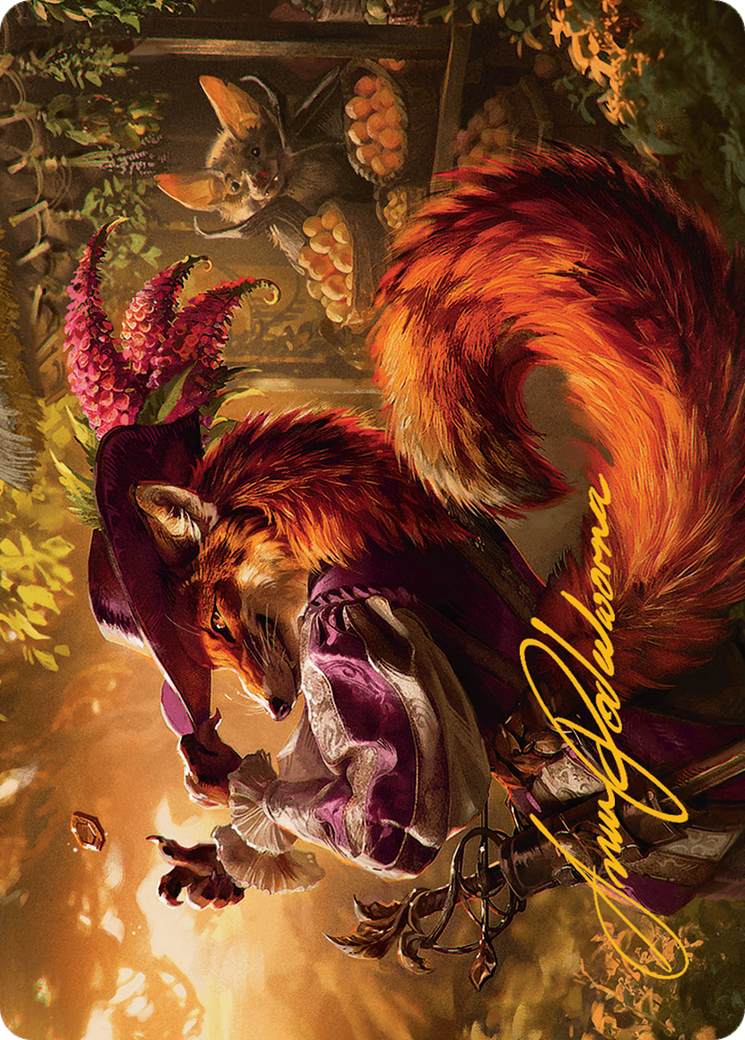 Mr. Foxglove Art Card (Gold-Stamped Signature) [Bloomburrow Art Series] | Empire Gaming NC