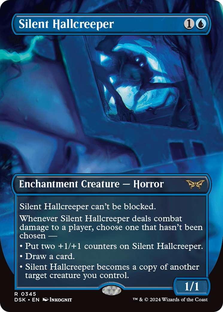 Silent Hallcreeper (Borderless) [Duskmourn: House of Horror] | Empire Gaming NC