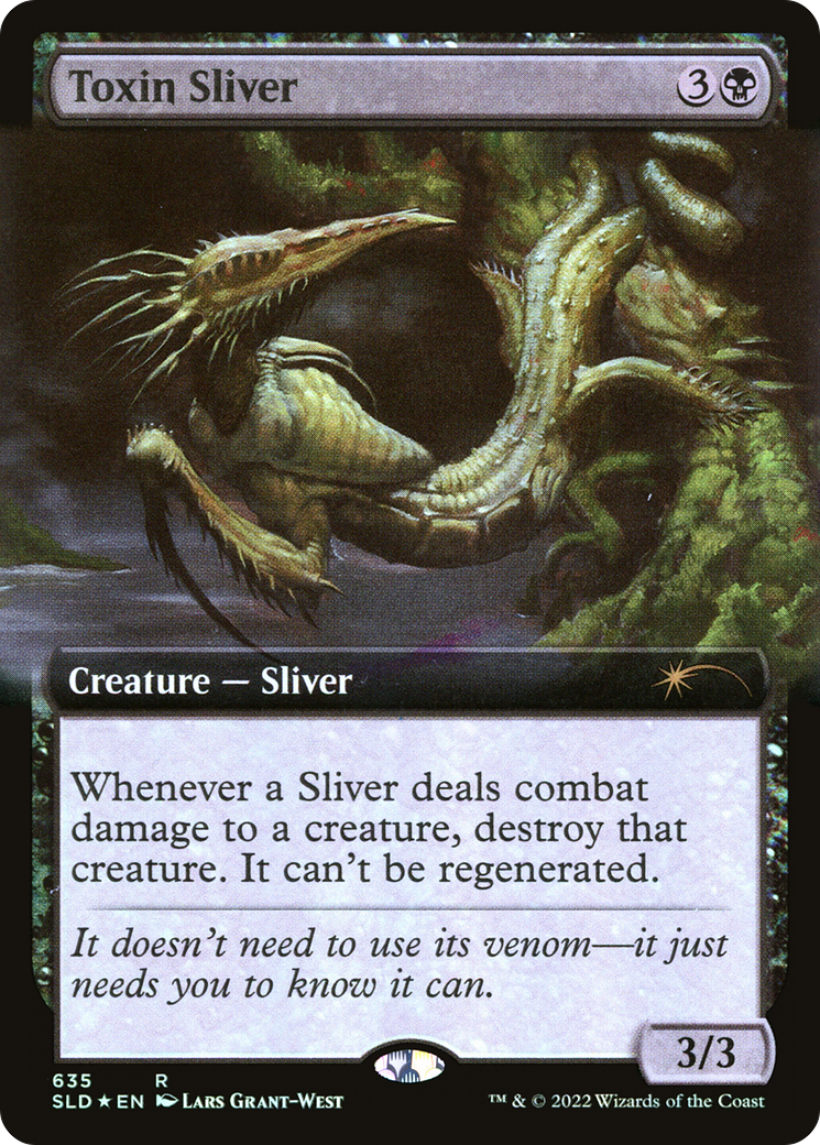 Toxin Sliver (Extended Art) [Secret Lair Drop Promos] | Empire Gaming NC