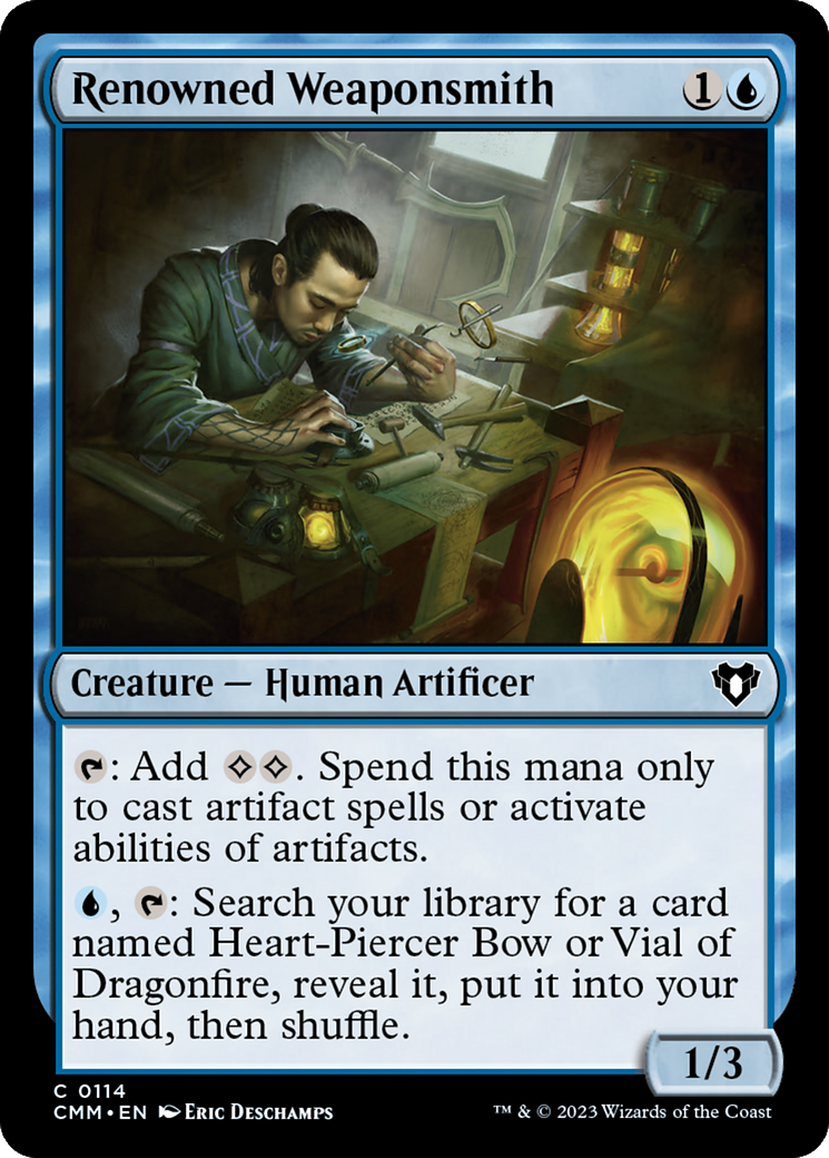 Renowned Weaponsmith [Commander Masters] | Empire Gaming NC