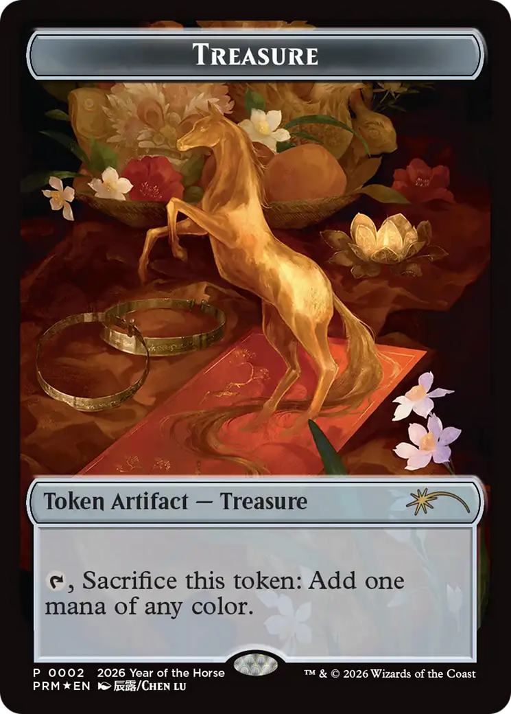 Treasure Token (Year of the Horse 2026) [Standard Showdown Promos Tokens] | Empire Gaming NC