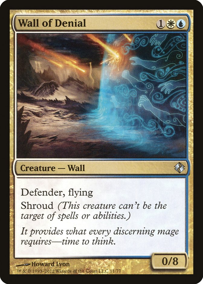 Wall of Denial [Duel Decks: Venser vs. Koth] | Empire Gaming NC