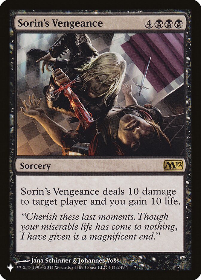 Sorin's Vengeance [The List] | Empire Gaming NC