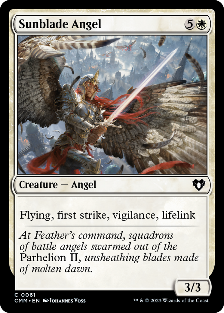 Sunblade Angel [Commander Masters] | Empire Gaming NC