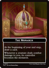 Thopter // The Monarch Double-Sided Token [Foundations Commander Tokens] | Empire Gaming NC