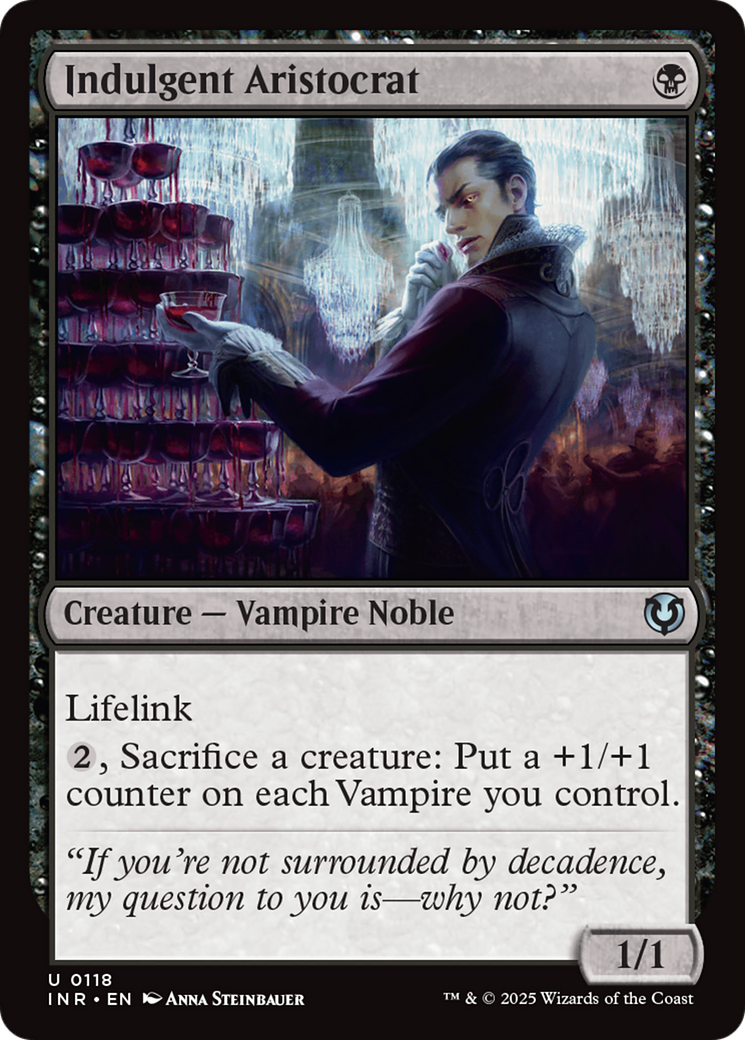 Indulgent Aristocrat [Innistrad Remastered] | Empire Gaming NC