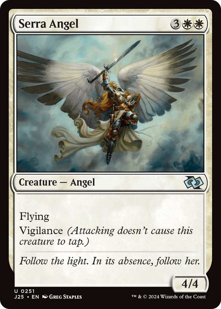 Serra Angel [Foundations Jumpstart] | Empire Gaming NC