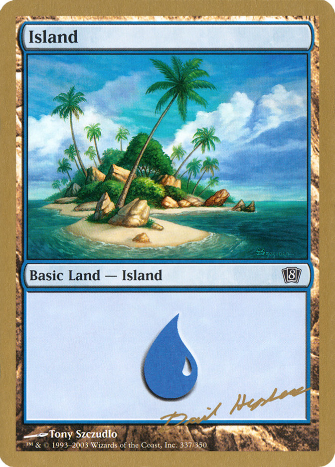 Island (dh337) (Dave Humpherys) [World Championship Decks 2003] | Empire Gaming NC