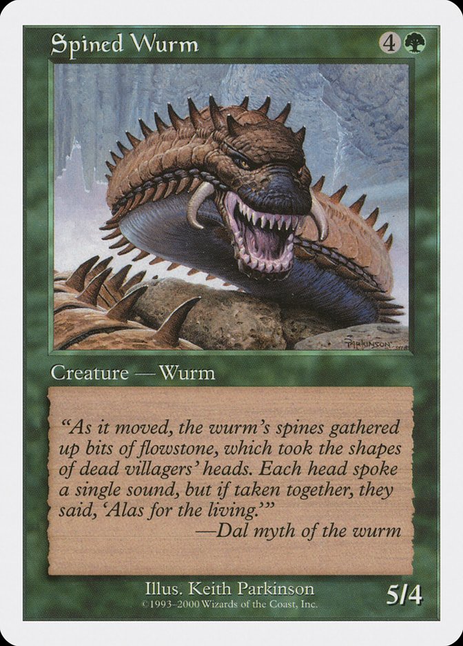 Spined Wurm [Media Promos] | Empire Gaming NC