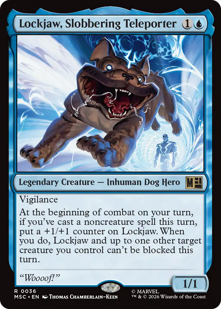 Lockjaw, Slobbering Teleporter (Surge Foil) [Marvel Super Heroes Commander] | Empire Gaming NC