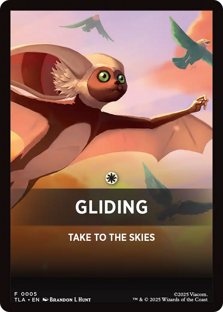 Gliding Theme Card [Avatar: The Last Airbender Tokens] | Empire Gaming NC