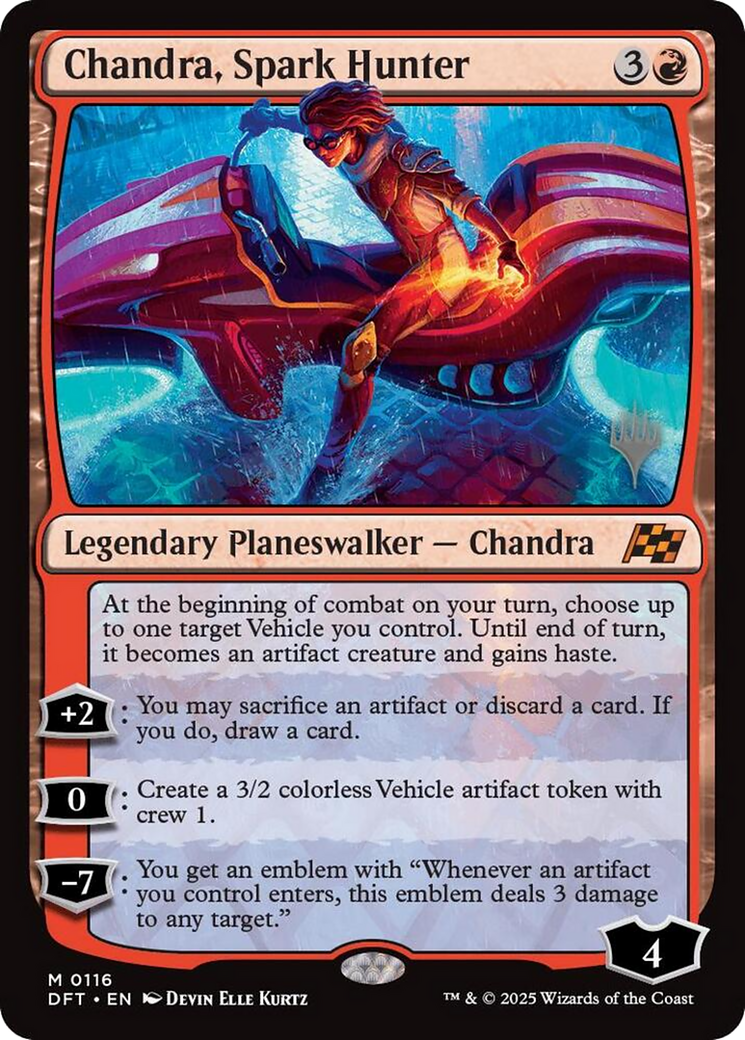 Chandra, Spark Hunter (Promo Pack) [Aetherdrift Promos] | Empire Gaming NC