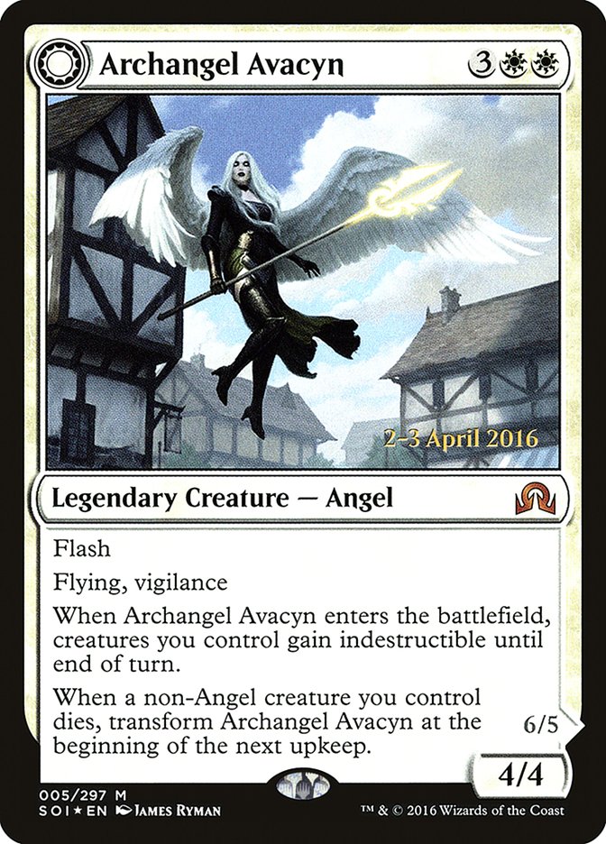 Archangel Avacyn [Shadows over Innistrad Prerelease Promos] | Empire Gaming NC