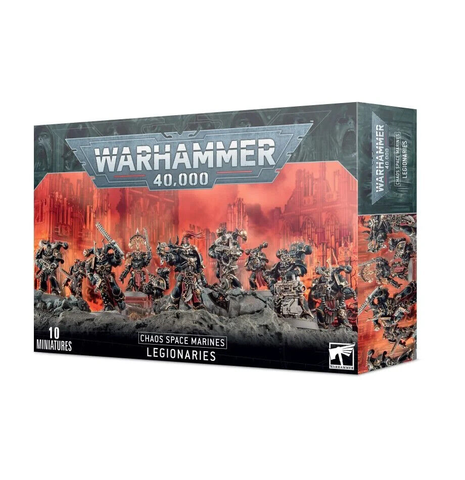 Games Workshop #4306 - CHAOS SPACE MARINES: LEGIONARIES (10 Miniatures) | Empire Gaming NC