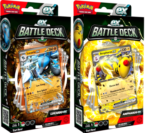 Pokemon TCG ex Battle Decks Box Ampharos & Lucario | Empire Gaming NC