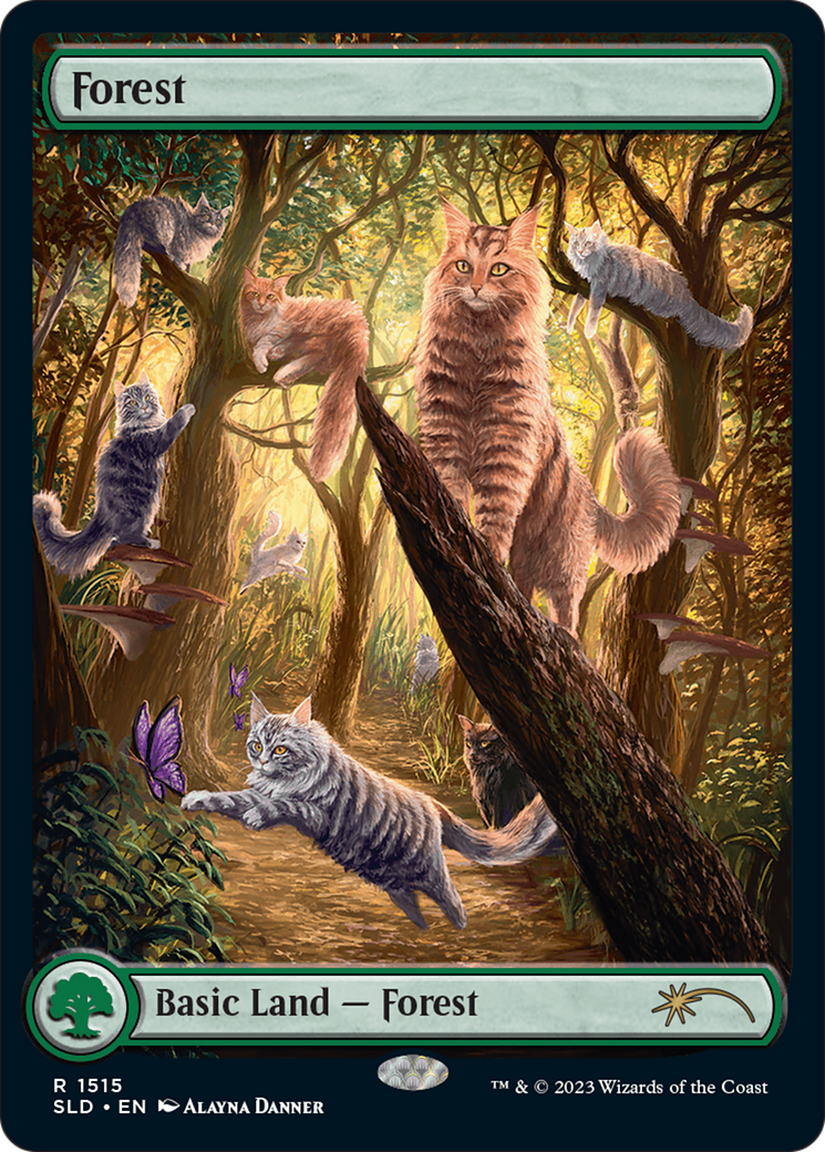 Forest (1515) [Secret Lair Commander Deck: Raining Cats and Dogs] | Empire Gaming NC