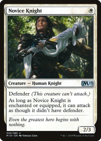 Novice Knight [Core Set 2019] | Empire Gaming NC