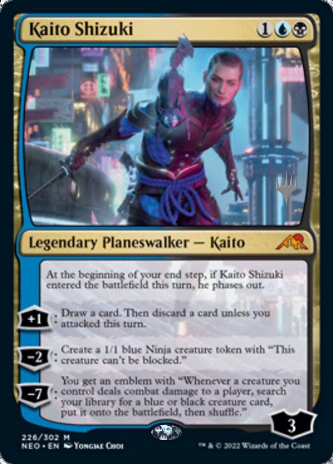 Kaito Shizuki (Promo Pack) [Kamigawa: Neon Dynasty Promos] | Empire Gaming NC