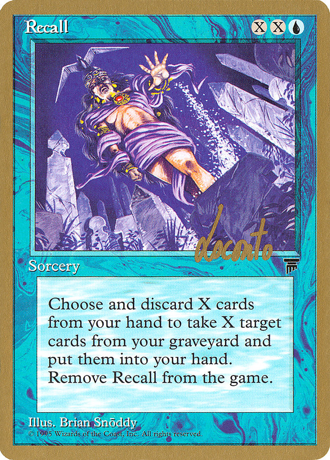 Recall (Michael Loconto) [Pro Tour Collector Set] | Empire Gaming NC