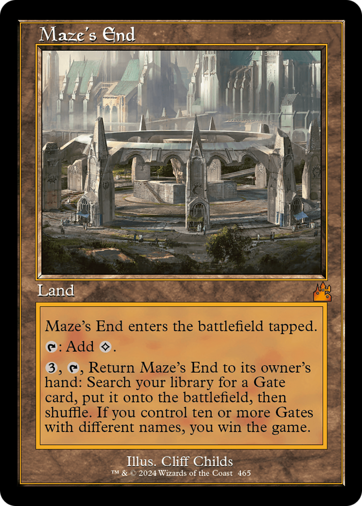 Maze's End (Retro Frame) [Ravnica Remastered] | Empire Gaming NC