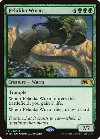 Pelakka Wurm [Core Set 2019] | Empire Gaming NC