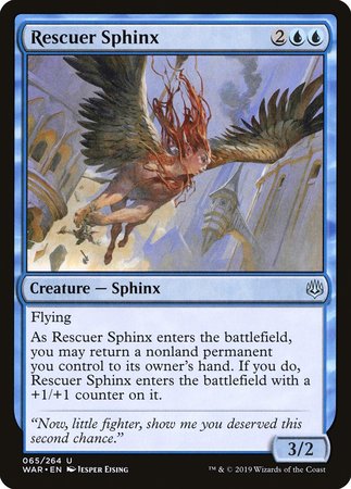 Rescuer Sphinx [War of the Spark] | Empire Gaming NC