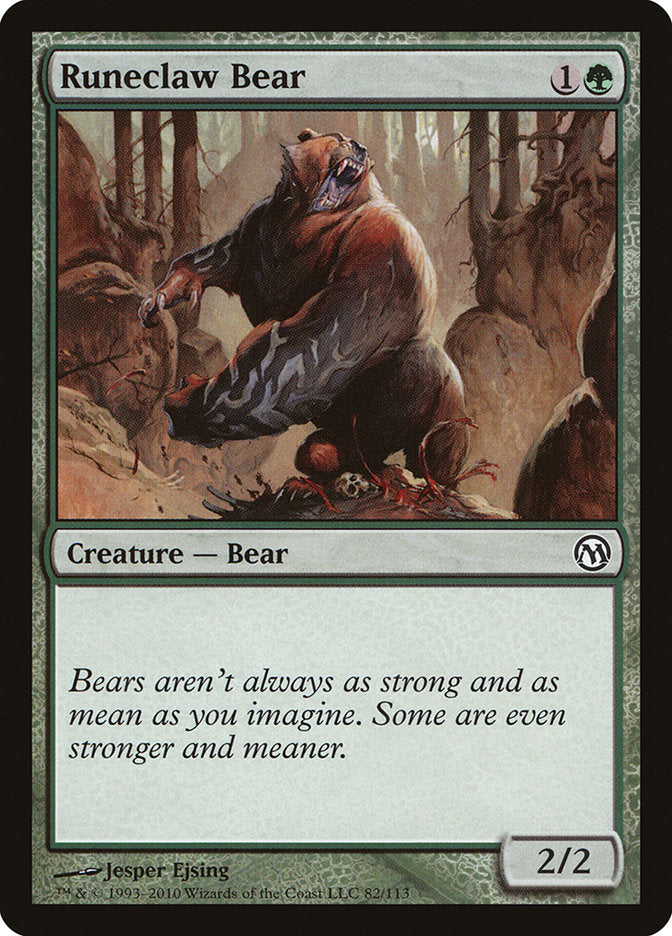 Runeclaw Bear [Duels of the Planeswalkers] | Empire Gaming NC
