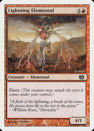 Lightning Elemental [Eighth Edition] | Empire Gaming NC