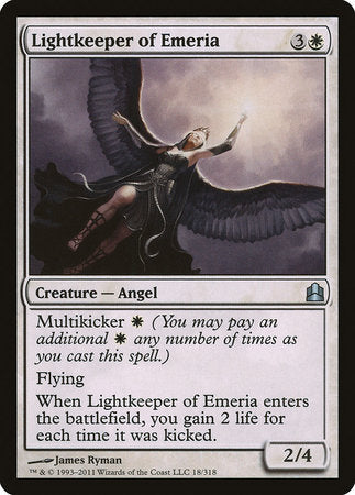 Lightkeeper of Emeria [Commander 2011] | Empire Gaming NC