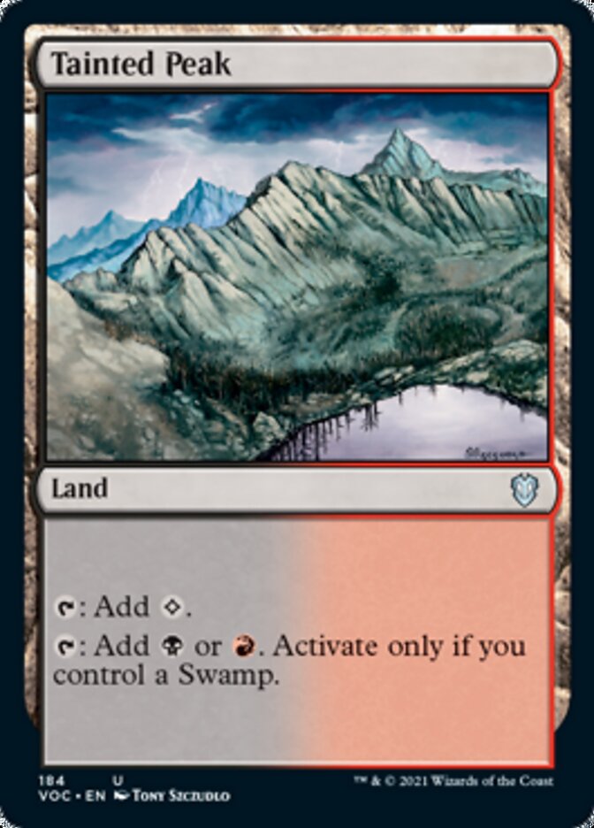 Tainted Peak [Innistrad: Crimson Vow Commander] | Empire Gaming NC